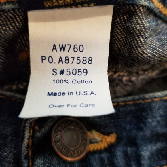 Abercrombie & Fitch Women's Kick Flare Split Hem Cropped Jeans Size 8 - Picture 8 of 8